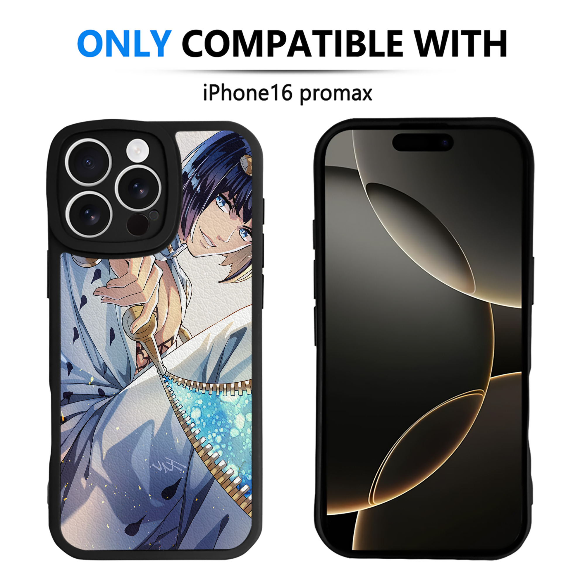 （画像用） ジョジョの奇妙な冒険 JoJo's Bizarre Adventure 【iPhone 16シリーズ対応】シリコンスマホケース（レザー調） 材質：シリコン